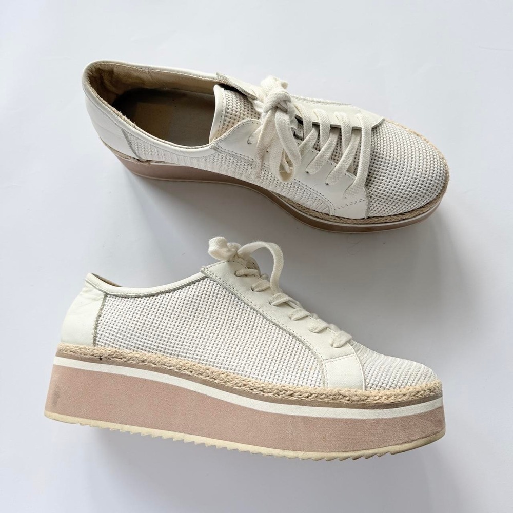 Dolce Vita Women's Size 9 White Platform Sneakers
